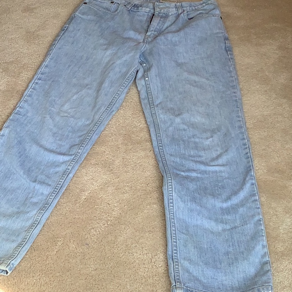 Eddie Bauer 100% cotton light wash jeans sz 6